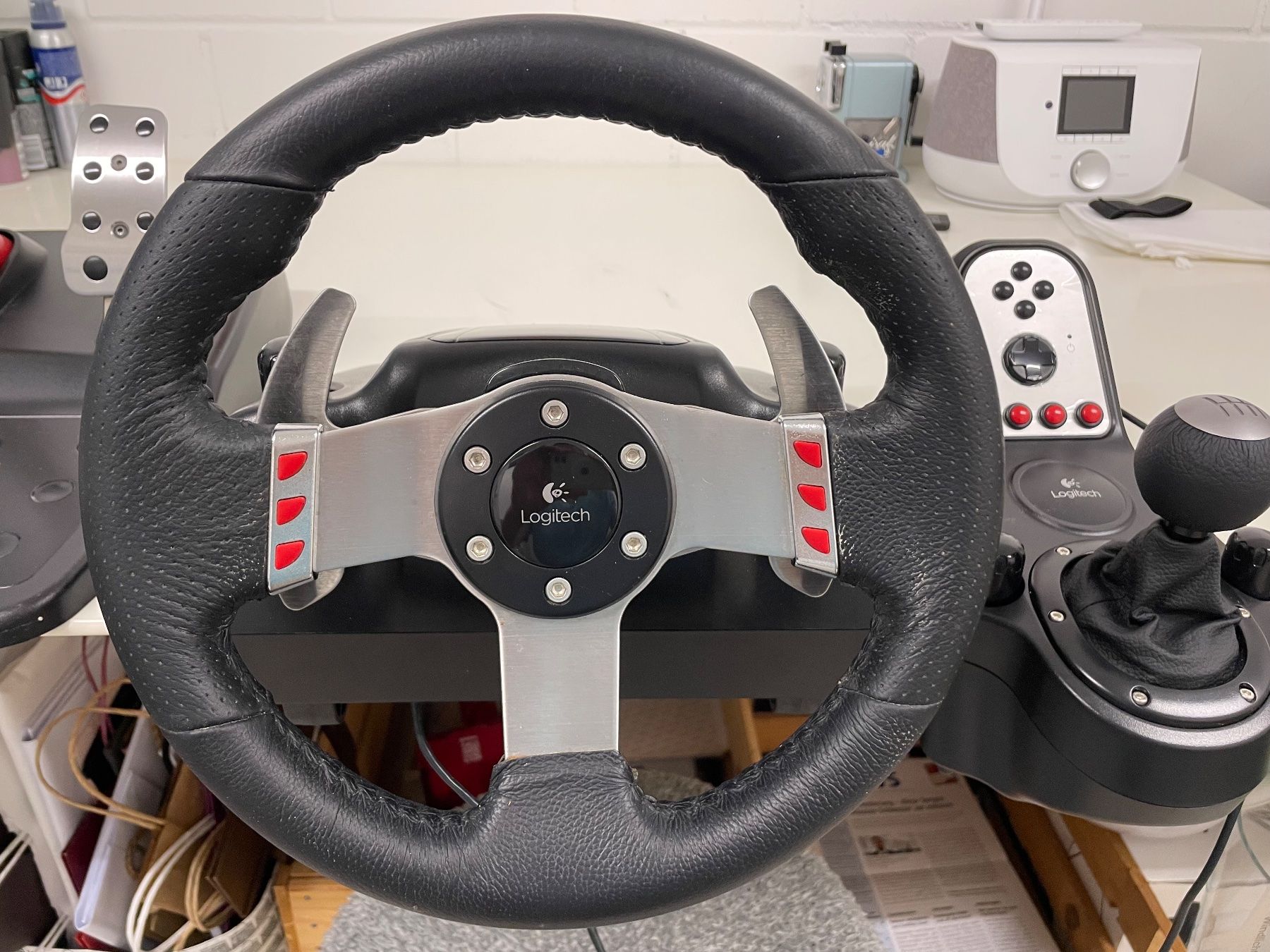 Logitech Controller: Logitech G27 Lenkrad - guter Zustand – Usato da Magden venduto da Blackcat0001