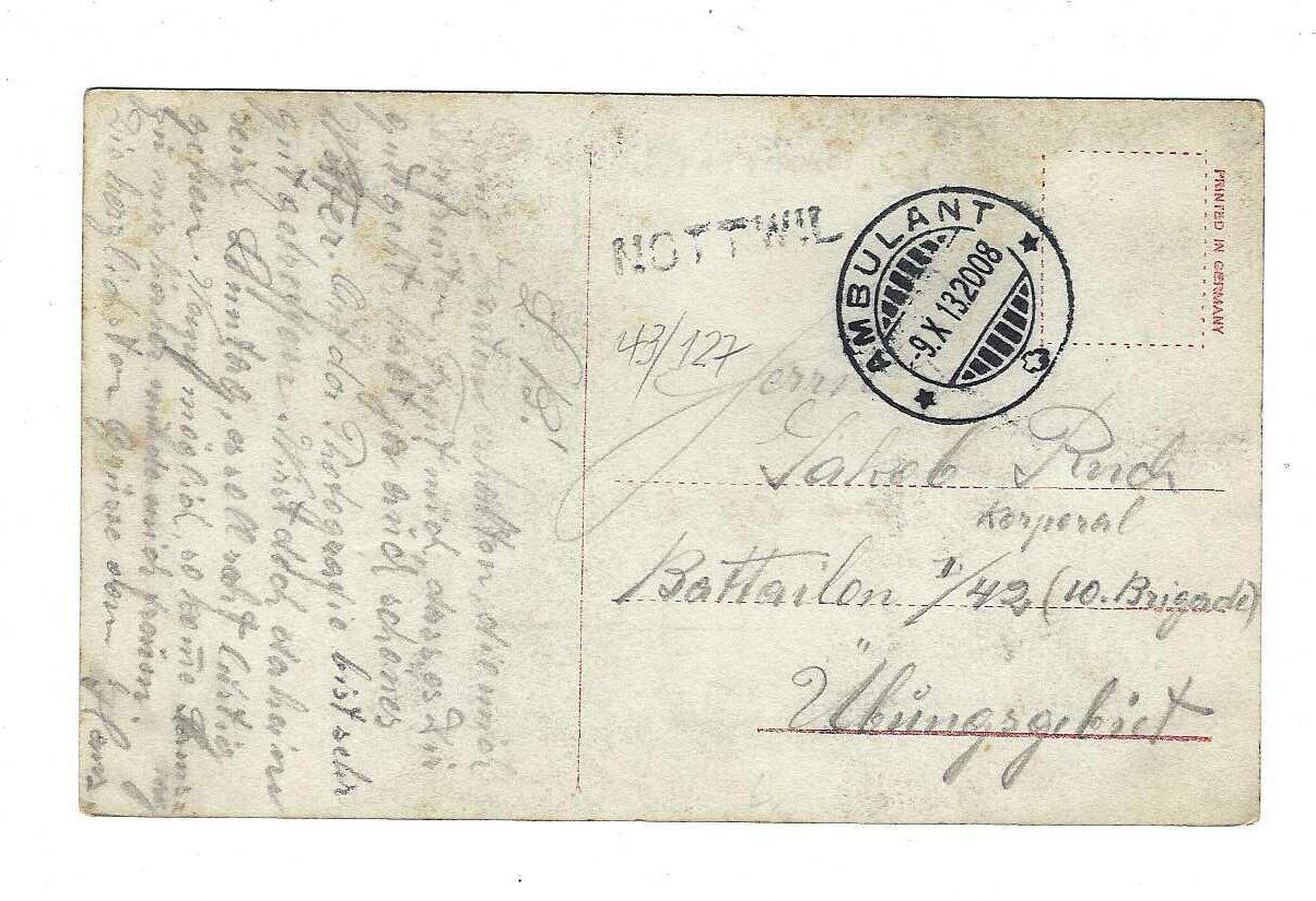 Tutti i francobolli: Stabstempel Nottwil 1913 7b – Usato da Aarau venduto da fussball-fussball