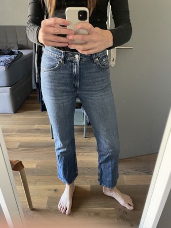 Arket fern cropped jeans (28)