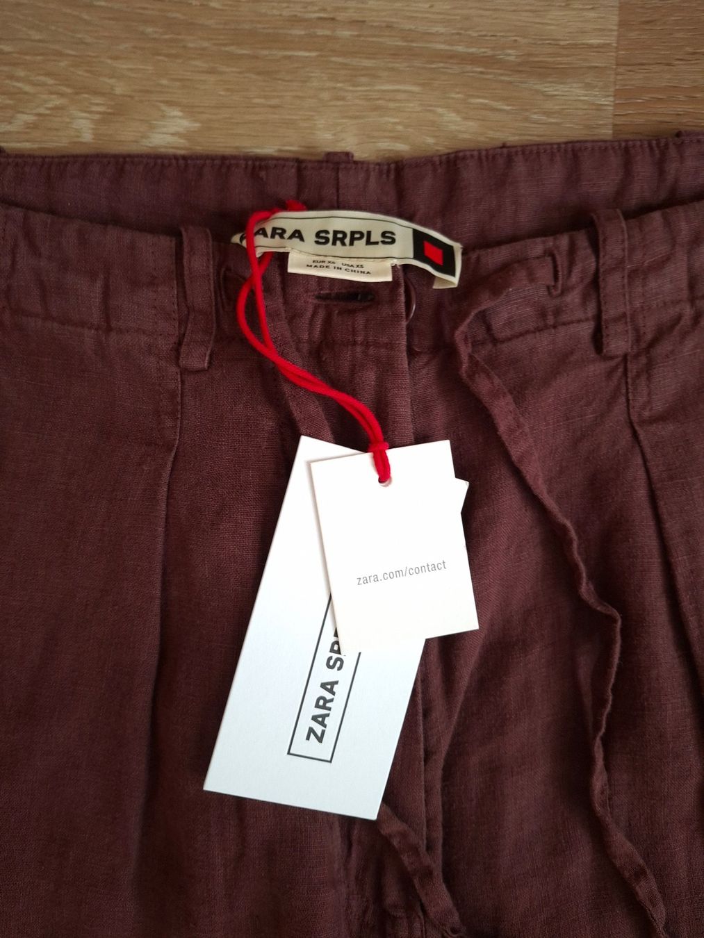 Zara Pantaloni: ZARA Leinenhose NEU NP. Fr. 89.- – Nuovo e nell'imballaggio originale da Biberist venduto da Soleda67 3