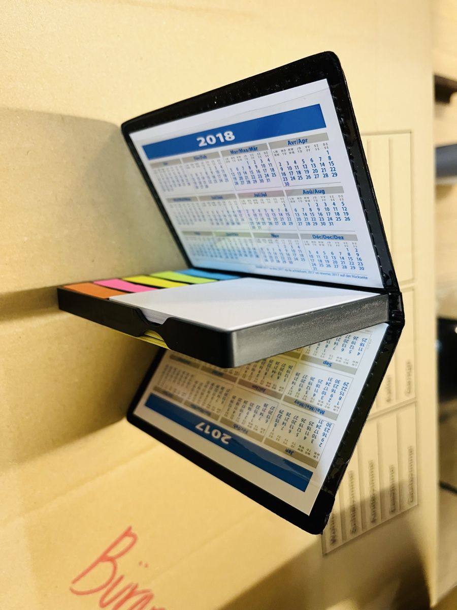 Schreibblöcke: 83x Notizbuch-Organizer mit Haftnotizen, Werbegeschenk – Neu und originalverpackt aus Rafz von S3Gu44 4