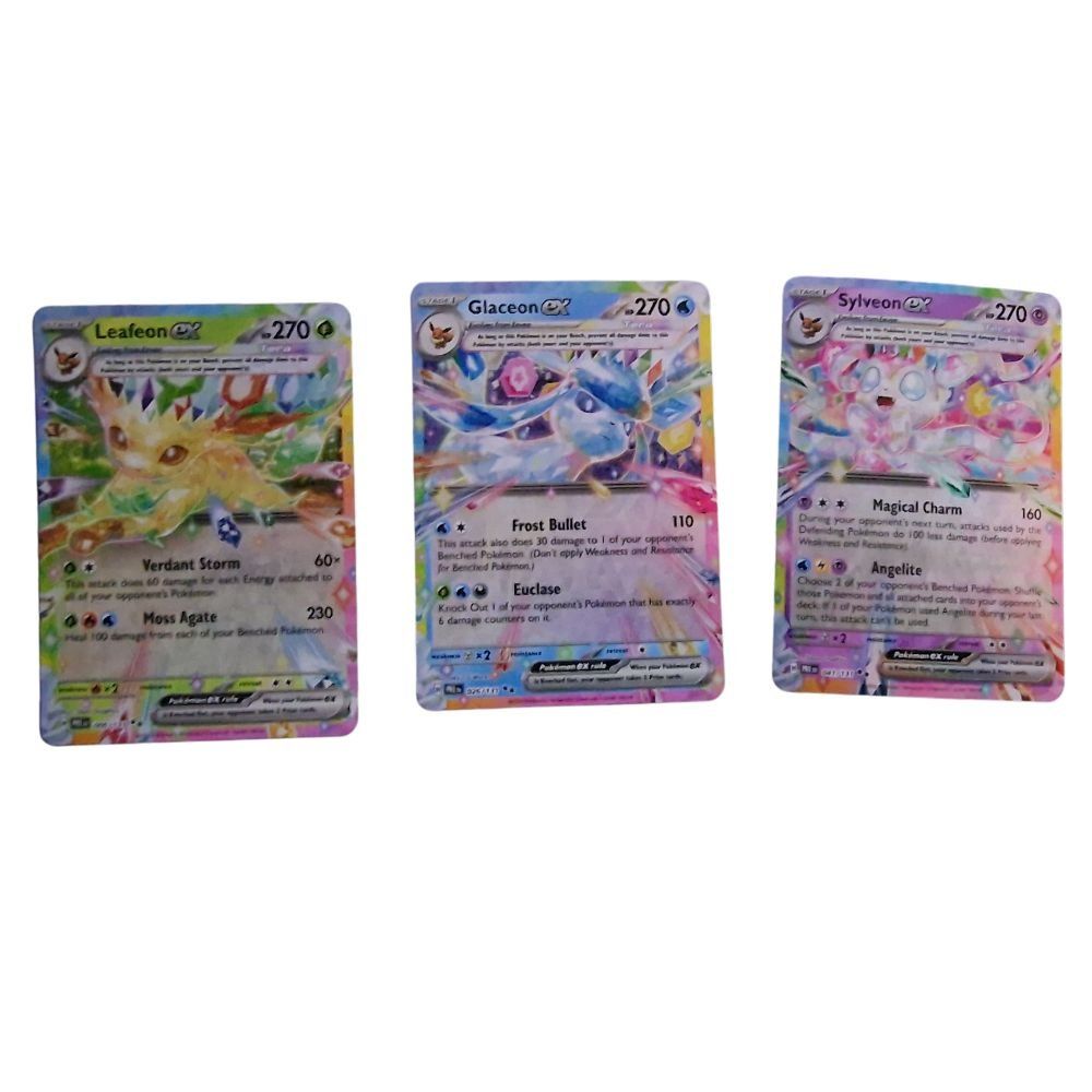Pokémon Sammelbilder & Trading cards: Eevolutions 3 X  Prismatic Evolutions Pokemon NM – Gebraucht aus Genève von Cardtreasure