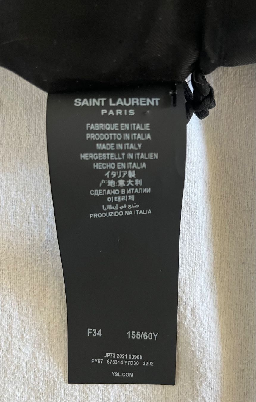 Saint Laurent Pantaloni: Saint Laurent, mini short vert, FR34 – Usato da Genève venduto da dachaw 6