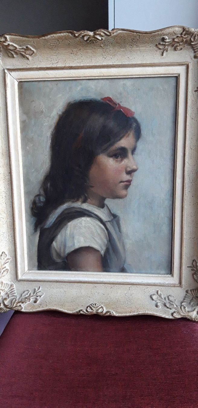 Dipinti: Mädchen_Ölbild_ Gemälde-Portrait – Usato da Näfels venduto da gil_sindamel 2