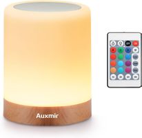 Nachttischlampe Touch Dimmbar, LED Nachtlicht 13 Farben