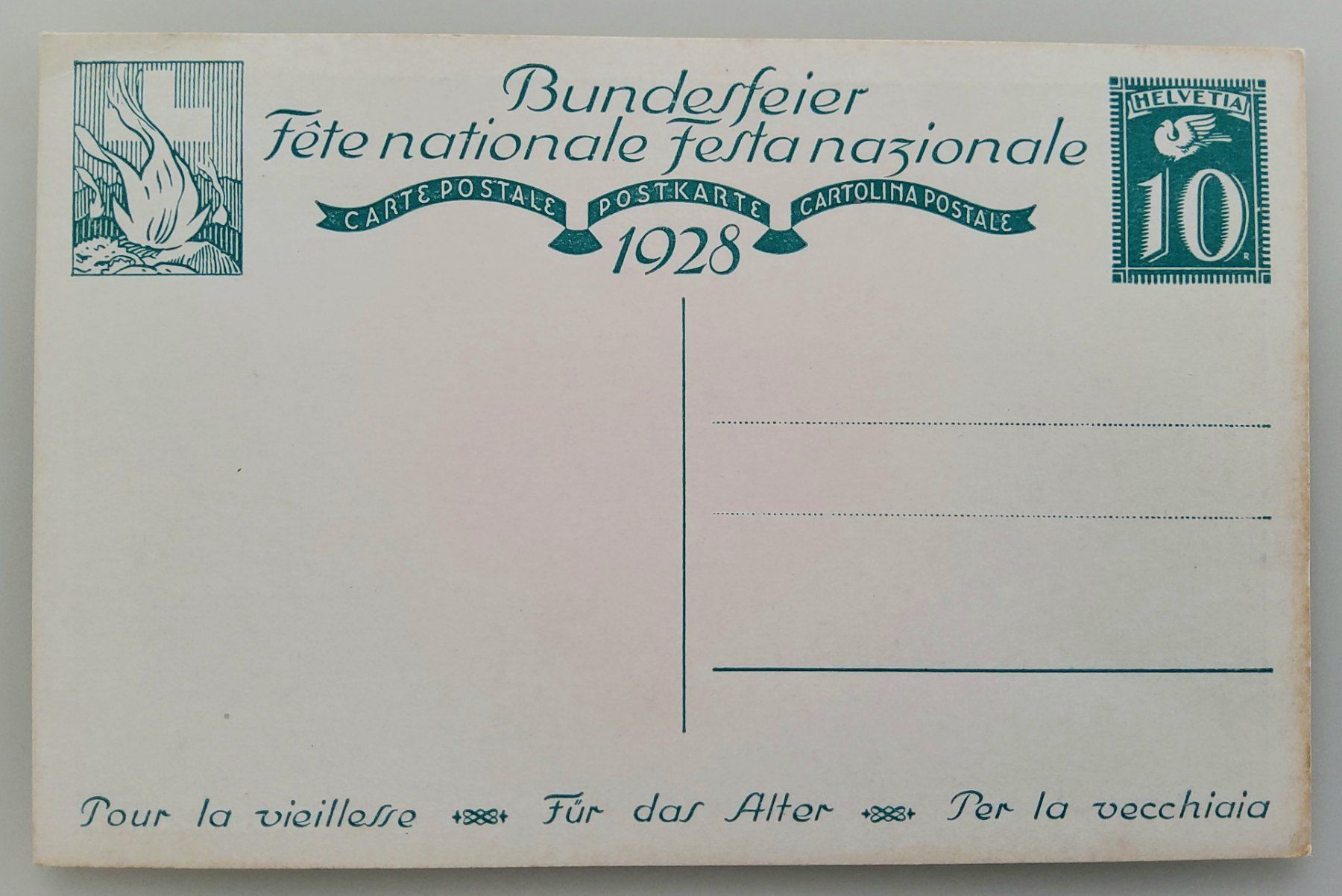Tutti i francobolli: Bundesfeierpostkarte Nr.47 - 1928 - Grossmutter mit Mädchen – Nuovo (secondo la descrizione) da Buchrain venduto da mue_kru 1