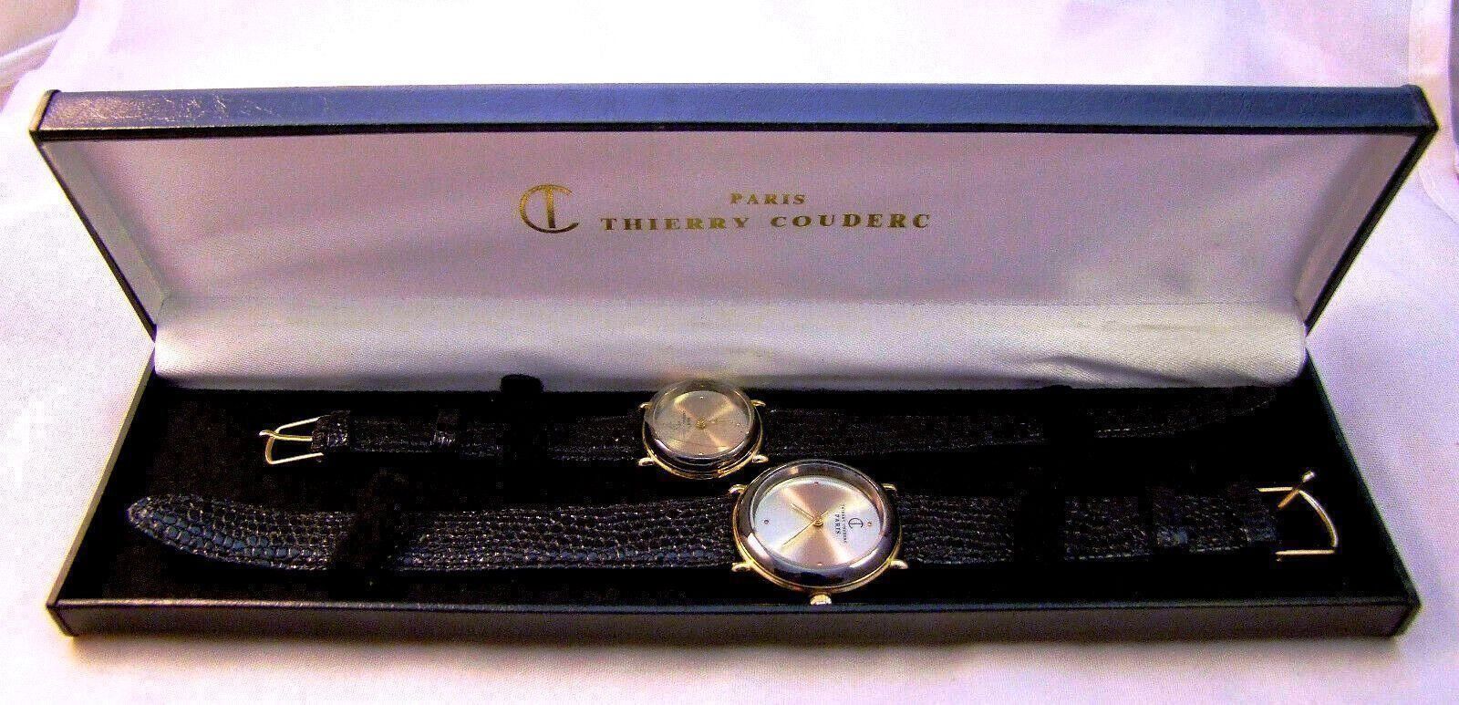 Orologi: THIERRY COUDERC PARIS 2 x Partneruhren + BOX !!!!!!! – Nuovo (secondo la descrizione) da Aurigeno venduto da SCS