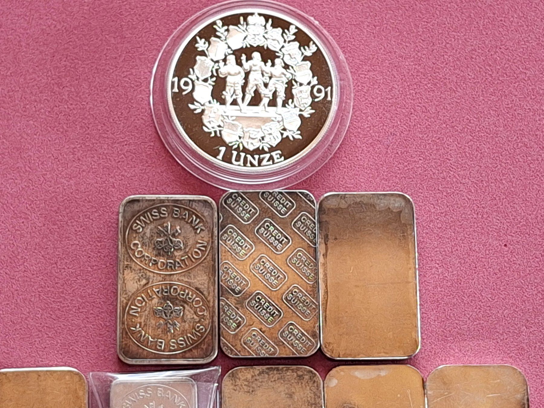Metalli preziosi: SILBERBARREN - 156.1 GRAMM - FEINSILBER – Usato da Boniswil venduto da dpd4coins 7