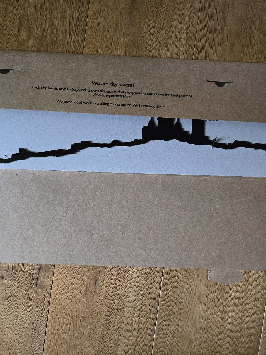 Tutte le decorazioni: Skyline Paris XL, Silhouette de Paris – Nuovo e nell'imballaggio originale da Moutier venduto da nadia.manadmabad 6