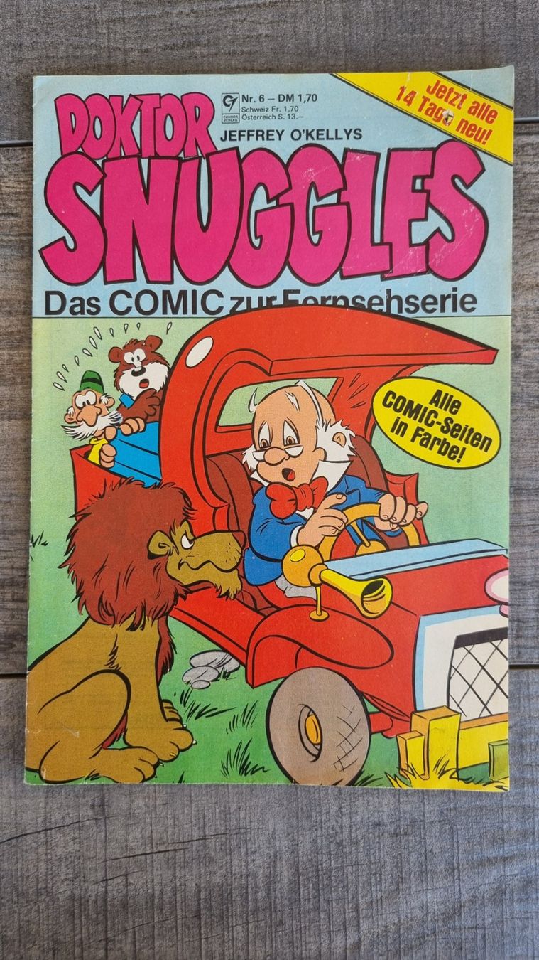 Fumetti: Doktor Snuggles Comic Nr. 6 Jeffrey O'Kellys Comic in Farbe – Usato da Bözberg venduto da heinz-d