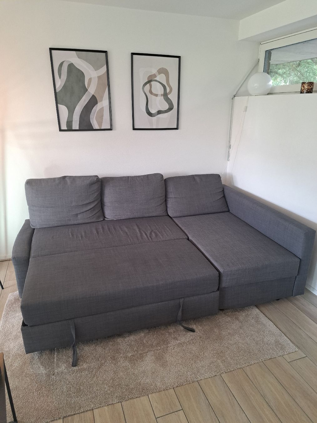 Ikea Divani: Ecksofa mit Schlaffunktion und Bettkasten grau.  – Nuovo (secondo la descrizione) da Brügg BE venduto da nic_l9ng 1