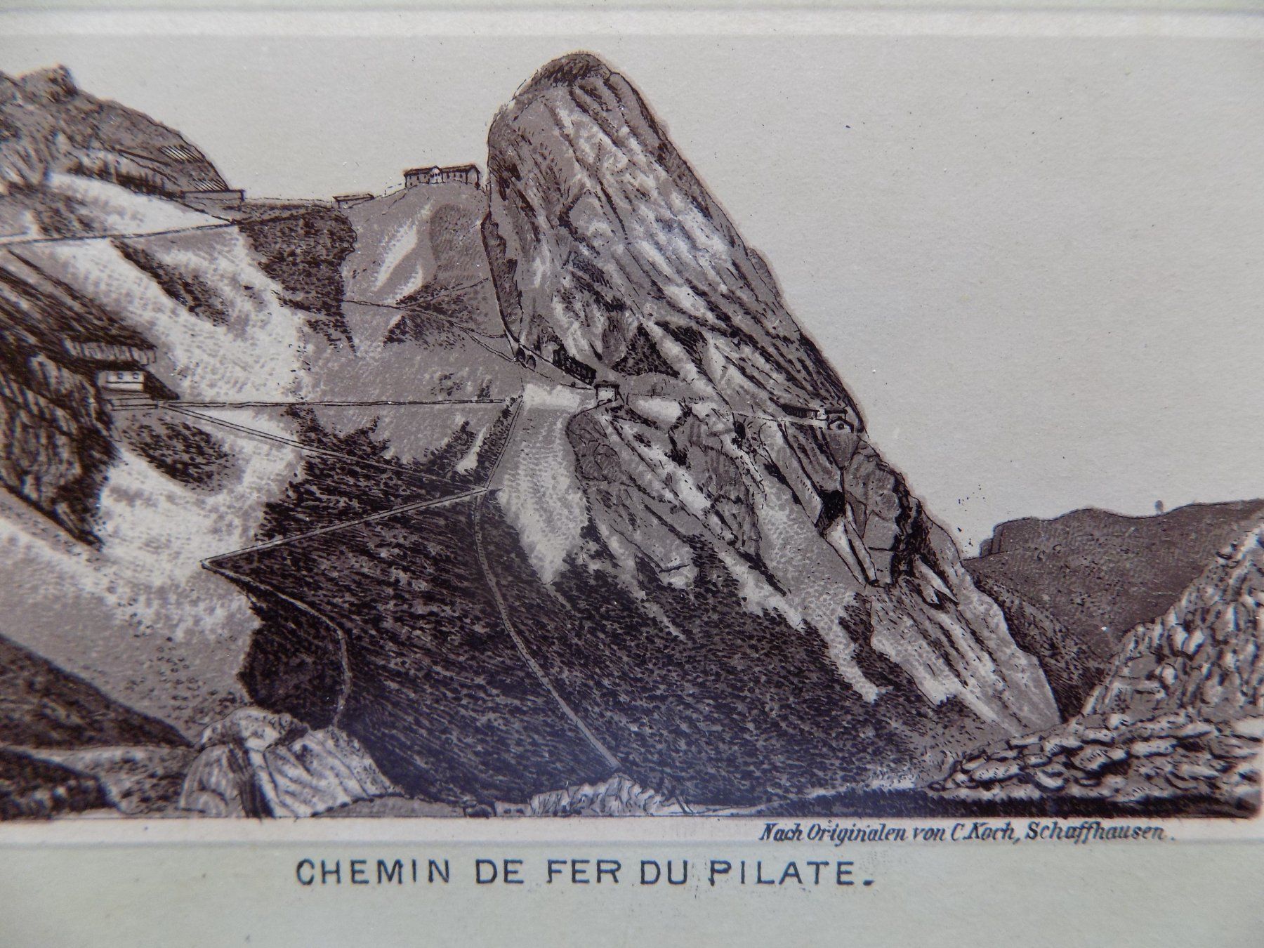 Gravures: Pilatusbahn Luzern – D'occasion à Risch par Antikfee 3