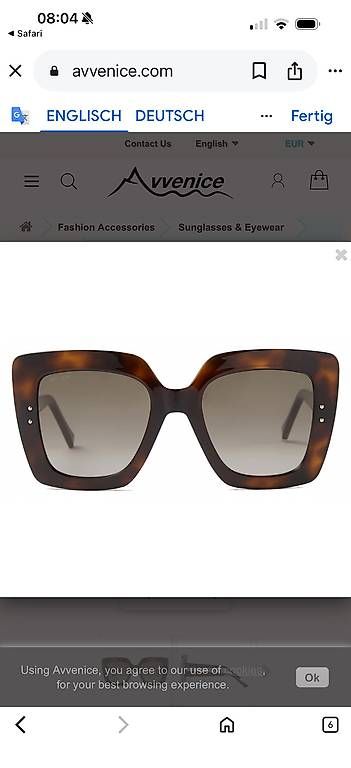 Jimmy Choo Occhiali & Lenti: Jimmy Choo Sonnenbrille neu – Usato da Wädenswil venduto da Cocomagi 4