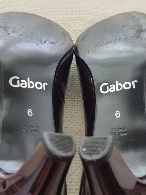 Gabor Scarpe da donna: GABOR Lackleder Pumps dunkelbraun, Gr 6 – Usato da Basel venduto da Mamaree 8