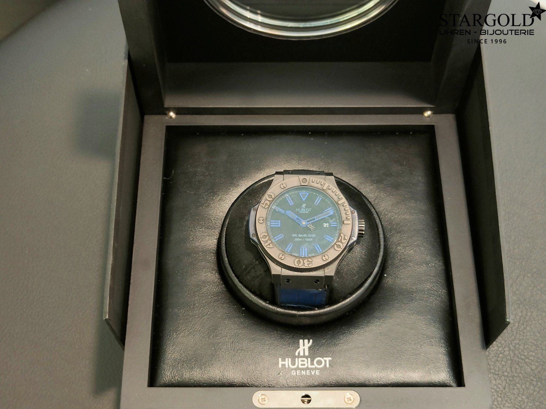 Hublot Big Bang King All Black Blue Limited Edition (Gebraucht