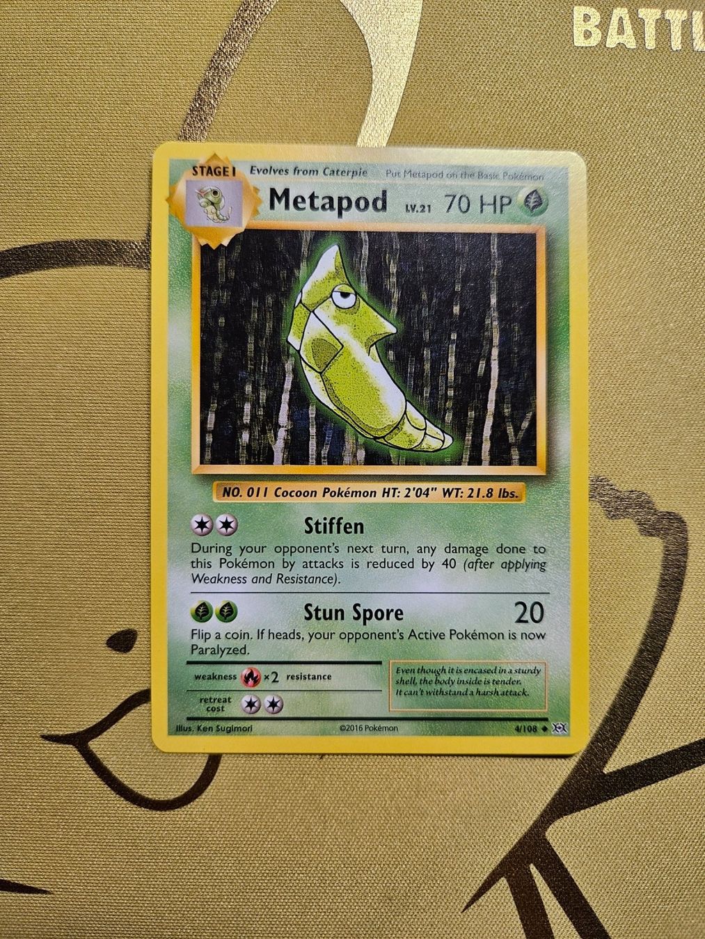 Pokémon Sammelbilder & Trading cards: Evolutions - Metapod 4/108 – Gebraucht aus Bellinzona von Pokemarco