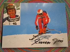 ERWIN JOSI SKIFAHRER ORIGINAL AUTOGRAMM