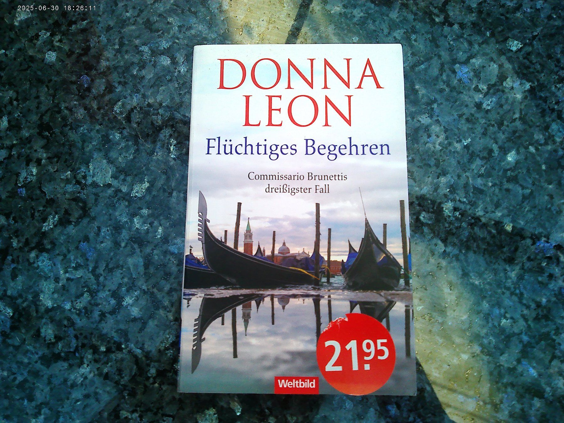 Libri: Flüchtiges Begehren von Donna Leon - 30 Fall – Usato da reitnau venduto da Sib7