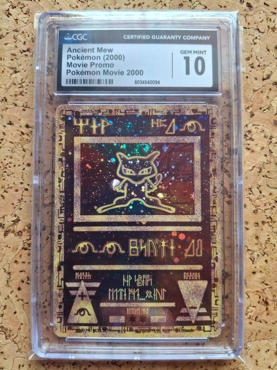 Pokémon Carte collezionabili: Swirl Ancient Mew 2000 CGC 10 – Nuovo (secondo la descrizione) da Charrat venduto da Magmar 1