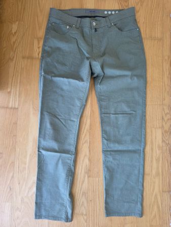 Herren Hose Pierre Cardin Olivgrün Gr. W38 / L34 neuwertig