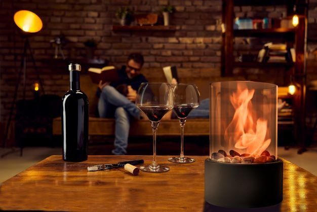 Camini: Tischkamin Bioethanol Komplettset – Nuovo e nell'imballaggio originale da Gampelen venduto da Geschenkxy 1