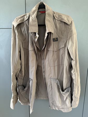 Fay Men's Jacket XL taupe Lightweight Autumn/Spring Outdoor 