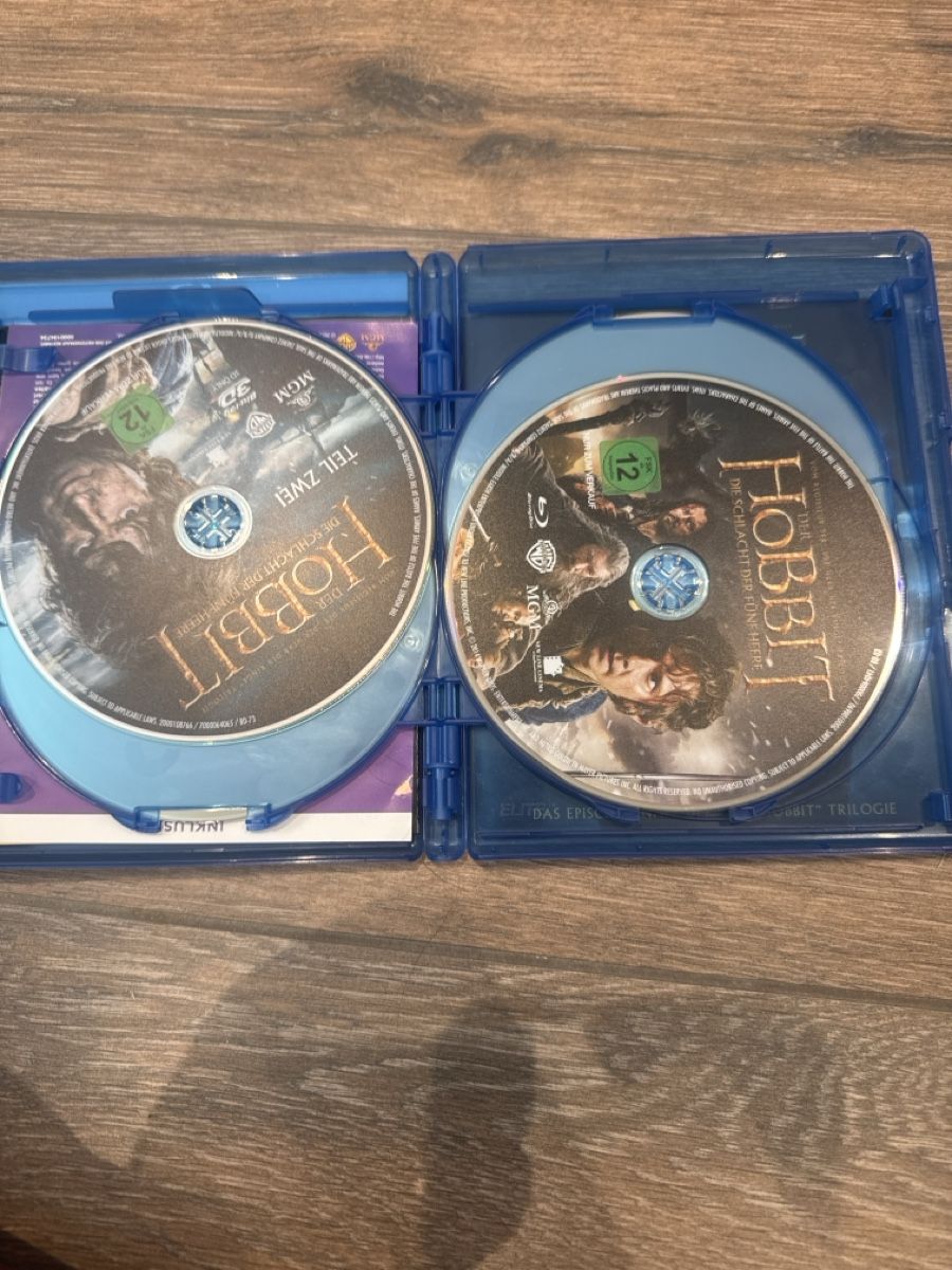 Tutti i DVDs: Der Hobbit 3D Blu-ray 2 Discs Neuwertig – Nuovo (secondo la descrizione) da Beinwil am See venduto da noxno 3