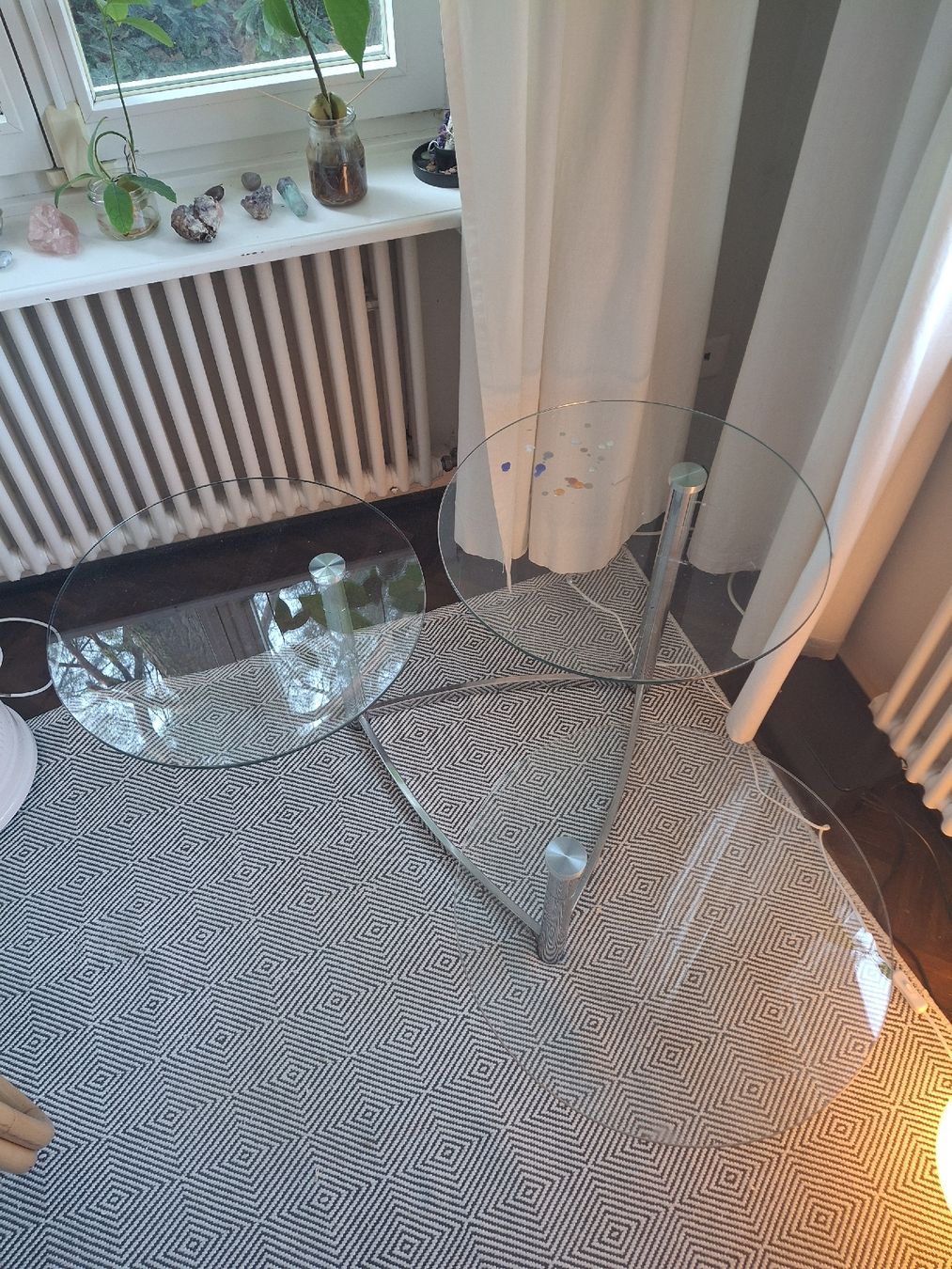 Tavoli: Space Age Style Glas Couchtisch – Usato da Zürich venduto da drebsamen 6
