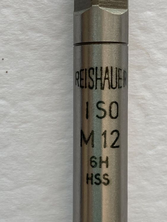 QUARKZMAN Handgewindebohrer #12-28 UNF | HSS6542 Gewindeschneider Rechts | Für Metall & Kunststoff