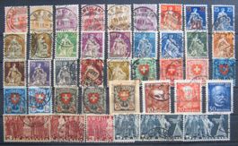 Briefmarkenlot aus den Jahren 1907 - 1939 gestempelt