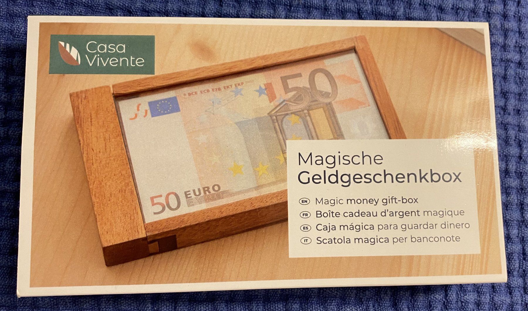 Articoli in legno: Magische Geldgeschenkbox – Usato da Winterthur venduto da Gotzi4