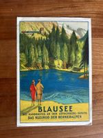 Vintage Blausee Prospekt in Postkartengrösse  (R813)