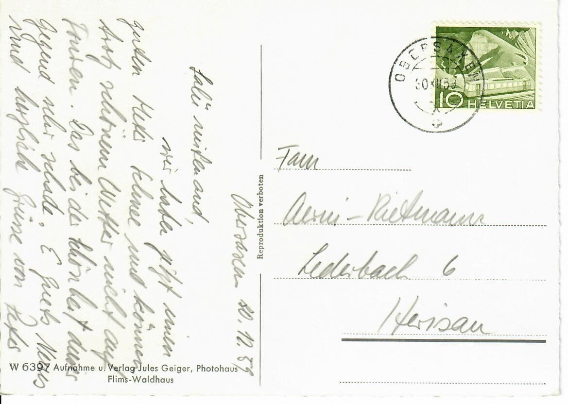 Cartoline postali: Platenga – Usato da Hochdorf venduto da Ziegel-16 1