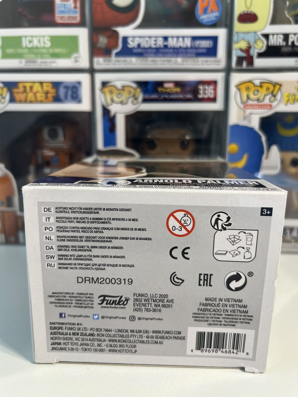 Funko Statuette: Funko POP! Golf Arnold Palmer – Nuovo e nell'imballaggio originale da Le Mouret venduto da perfectbijou 5