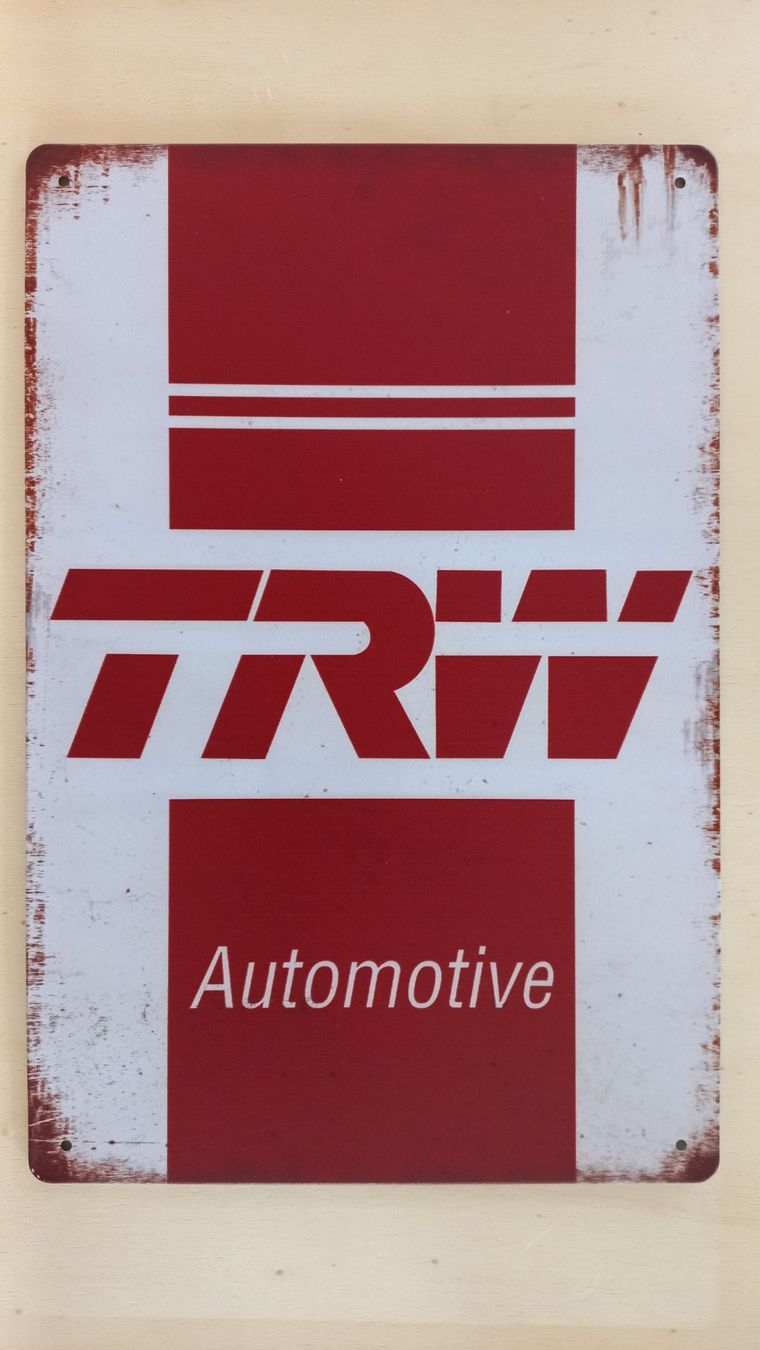 Insegne: TRW Automotive Blechschild – Nuovo (secondo la descrizione) da Alberswil venduto da mech350