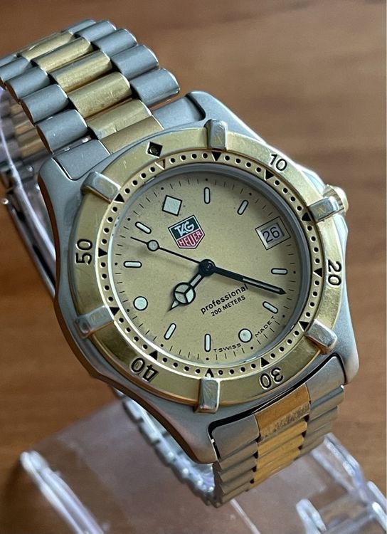 1990 Vintage TAG Heuer Professional 200m 964.006F revidiert Kaufen auf Ricardo