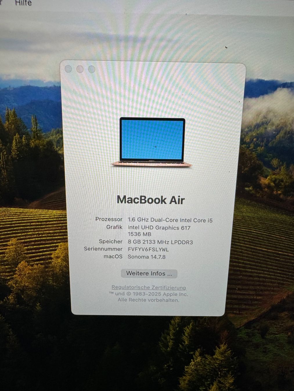 Apple Notebook: MacBook Air Retina, 13 Zoll – Usato da Adliswil venduto da Busys 3
