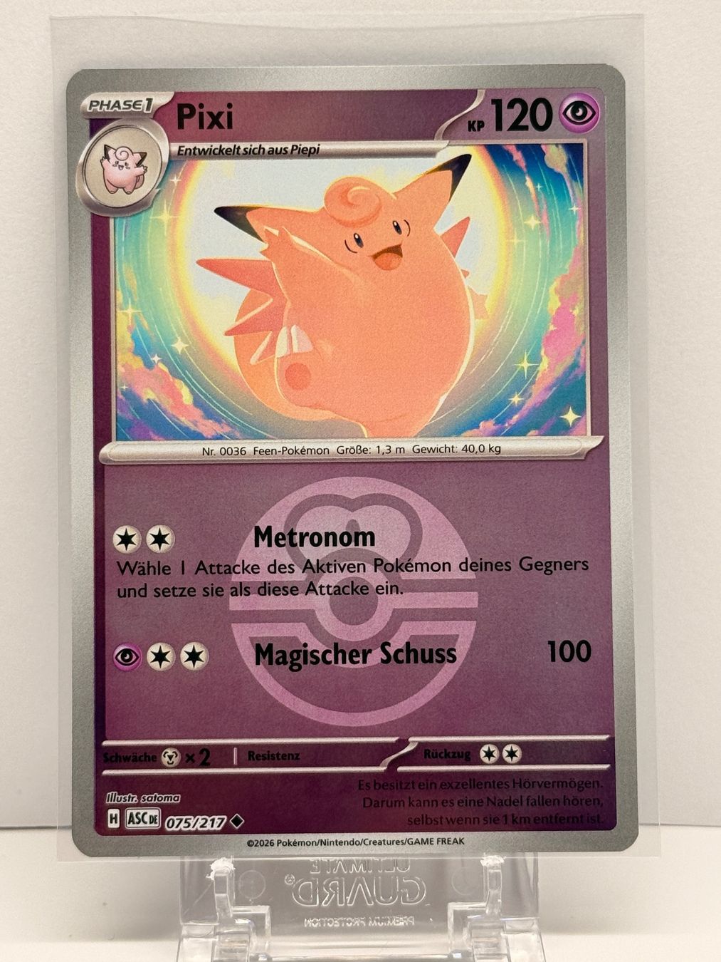 Pokémon Carte collezionabili: Pixi ASC 075/217 Reverse Holo DE NM – Nuovo (secondo la descrizione) da bern venduto da Wankdorf_Retro