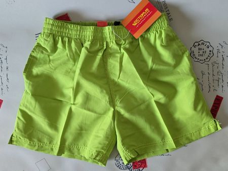 Neongrüne Badehose - M - Badeshorts