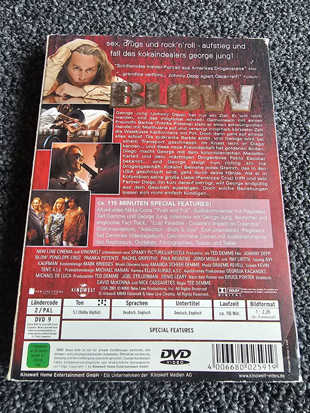 Alle DVDs: DVD Blow(21945) – Gebraucht aus Ruswil von jan_bxl5 1