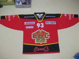 ICE Hockey Eishockey Trikot EHC Biel 93 Slegr / Size XL