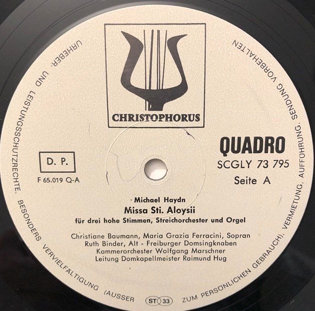 Dischi in vinile: Michael Haydn / Mozart - Messen (LP) – Usato da Grüningen venduto da azulamarillo_vinyl 2