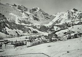 ENGELBERG gegen den Juchlipass - Skiwiese