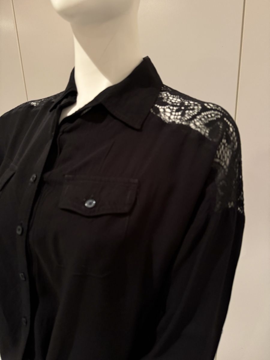 Camicette: Chemisier noir dentelle 36 – Nuovo (secondo la descrizione) da Genève venduto da flocon06