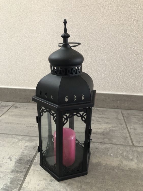 Lanterna Da Esterno In Metallo - 22 Cm, Resistente Alle Intemperie, Per Giardino, Halloween, Natale