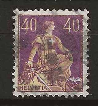Tutti i francobolli: CH107 - Helvetia avec épée no 107 obl. – Usato da Trélex venduto da Phil_Albert