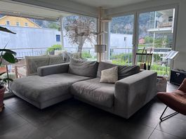 Ecksofa grau Harrison