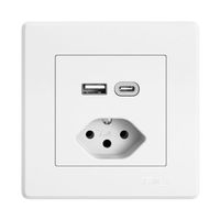 UP-USB-Ladesteckdose EDIZIO.liv SNAPFIX® USB A+C/T13 3A 230V