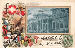 Heiden (AR) historische Ansicht des Kurhauses im Jugendstil