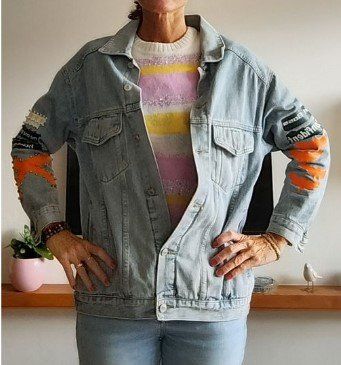Veste en jeans mi-saison taille L / XL